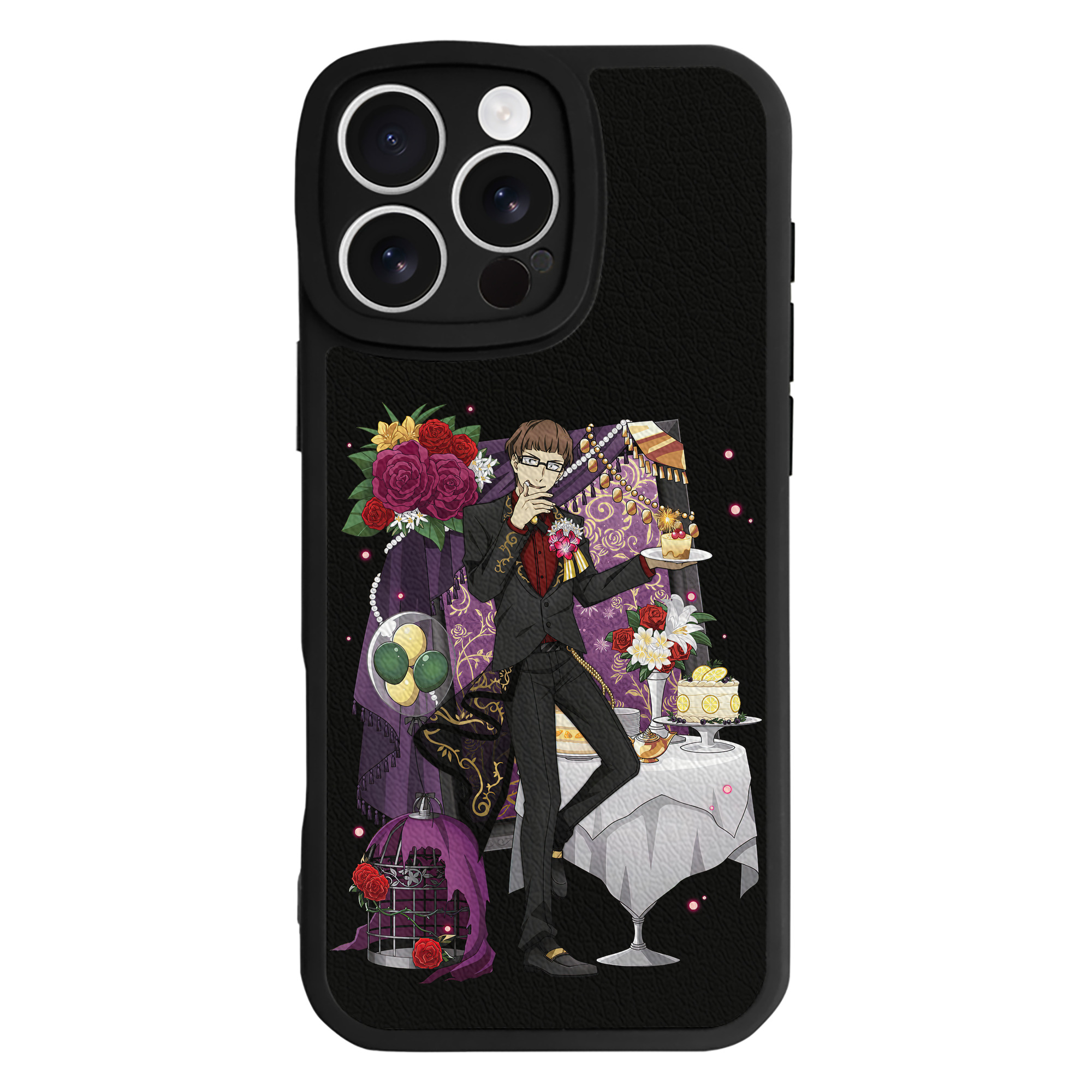 （画像用） 文豪ストレイドッグス Bungo Stray Dogs 【iPhone 16シリーズ対応】シリコンスマホケース（レザー調） 材質：シリコン